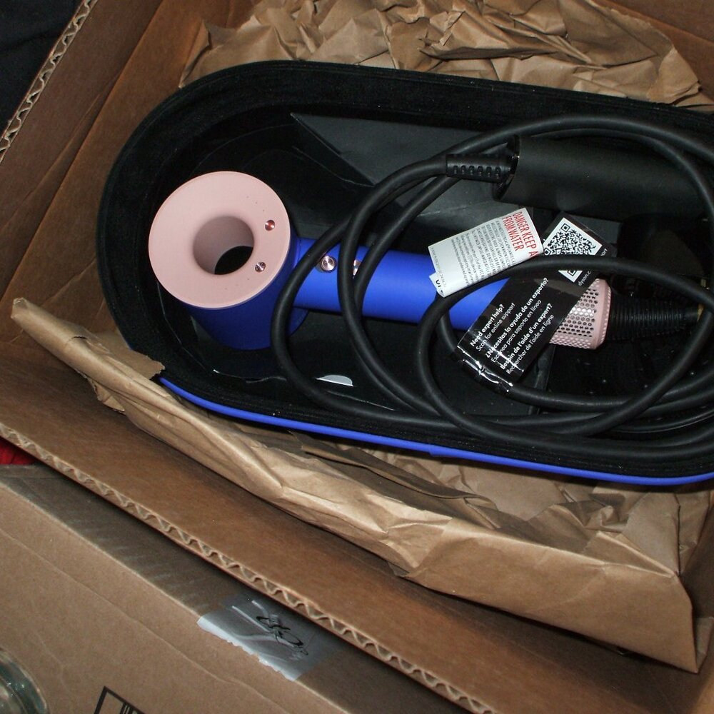 Dyson Supersonic Hair Dryer Blue Vinca & Rose - in box